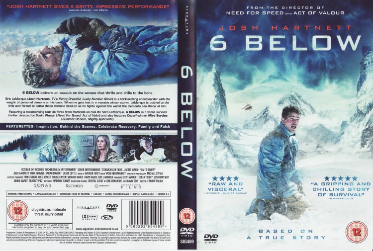 6 Below DVD Cover